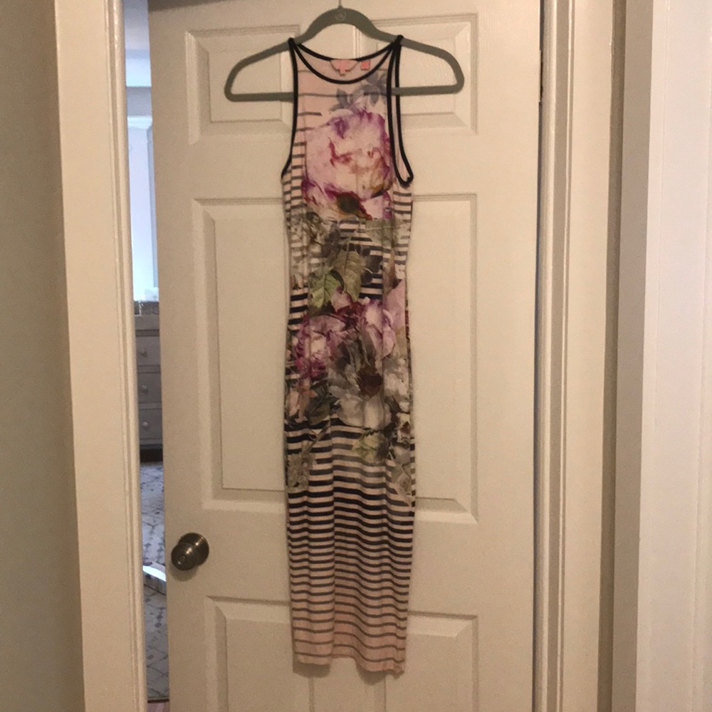 Ted Baker floral bodycon dress